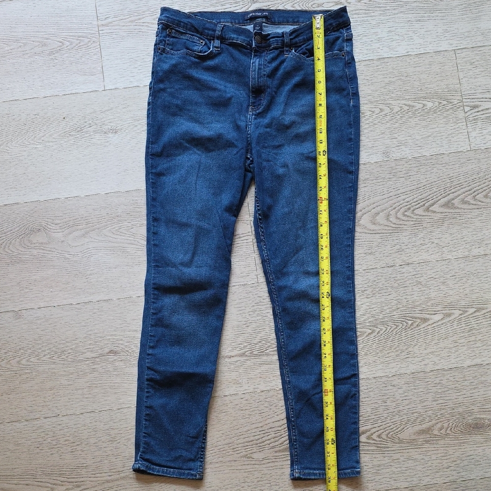 Classic Indigo High Rise Skinny Jeans for Women